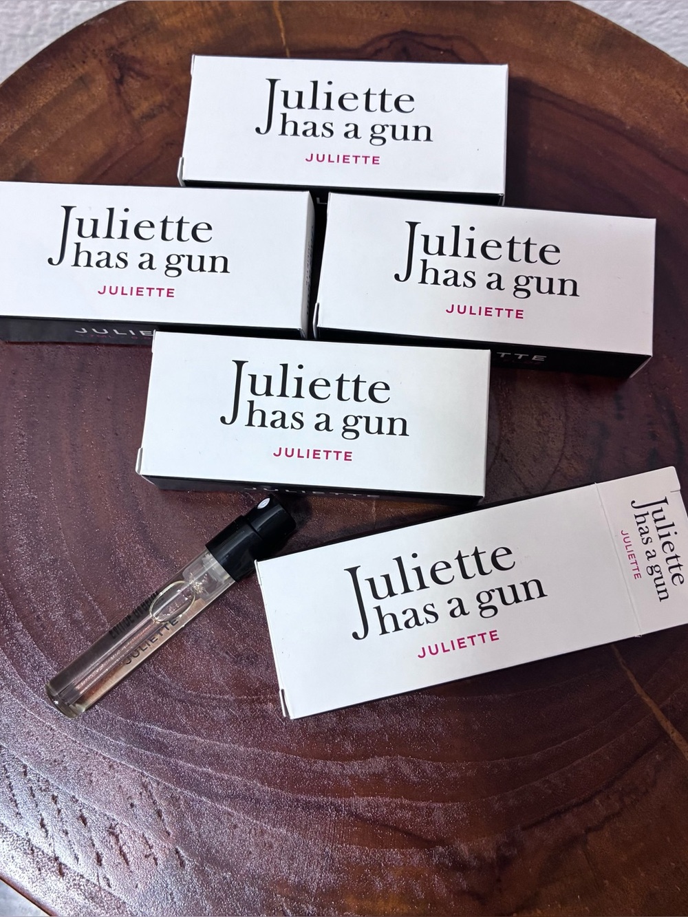 Juliette Has a Gun Juliette Eau de Parfum Sample Spray 1.7mL NIB Bundle of 5